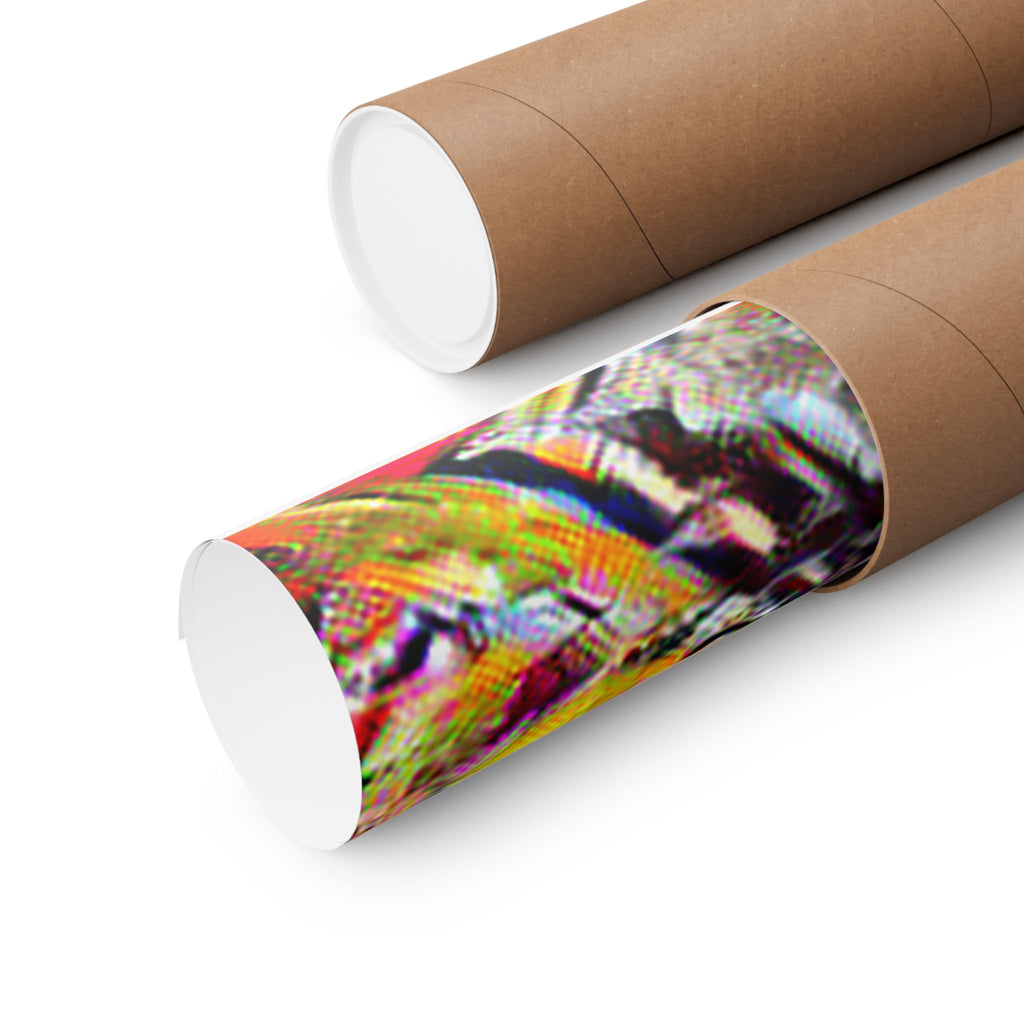 Machu Picchu in Composition Vii Style - Poster Print