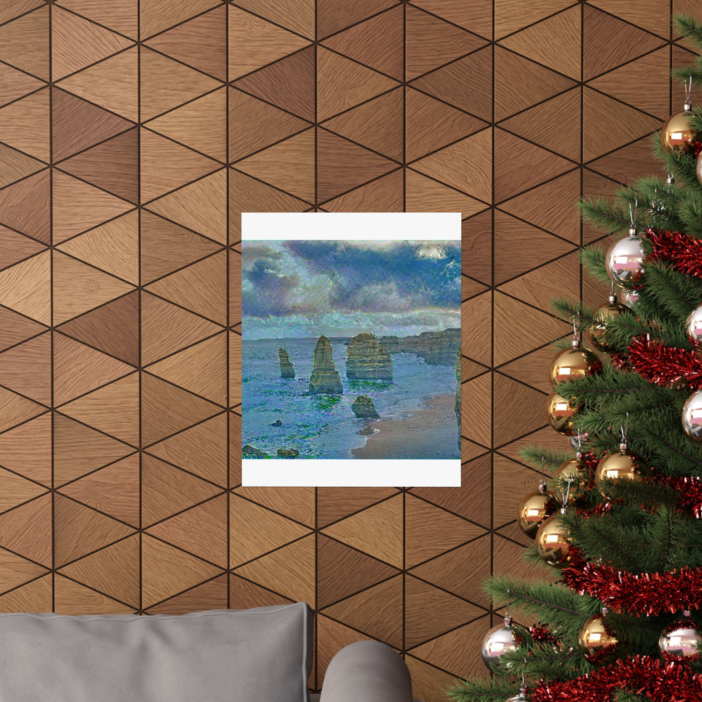 Twelve Apostles in Water Lilies Style | Claude Monet Inspired Art