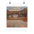Ponte Vecchio in The Scream Style | Edvard Munch Inspired Art