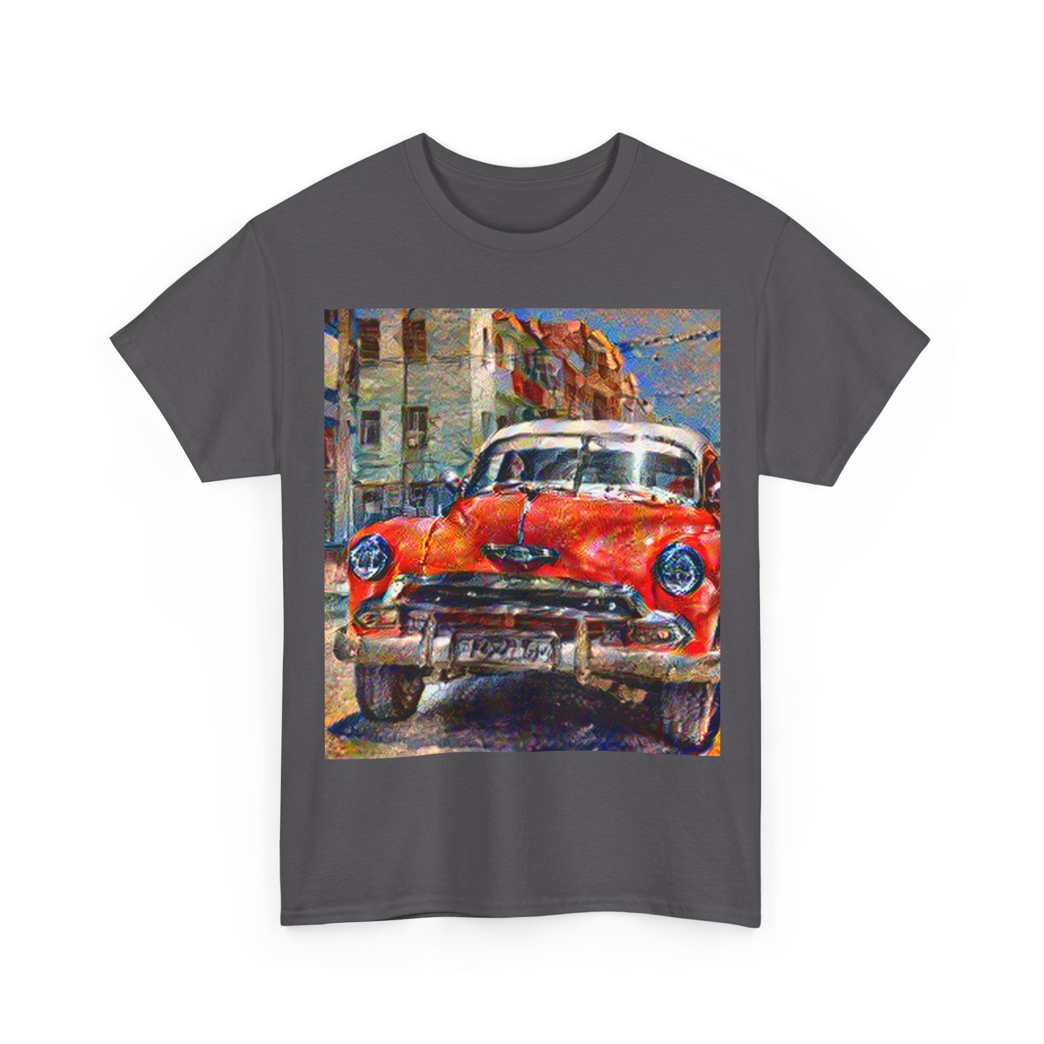 Old Havana in Composition VII Style | Wassily Kandinsky Inspired Art