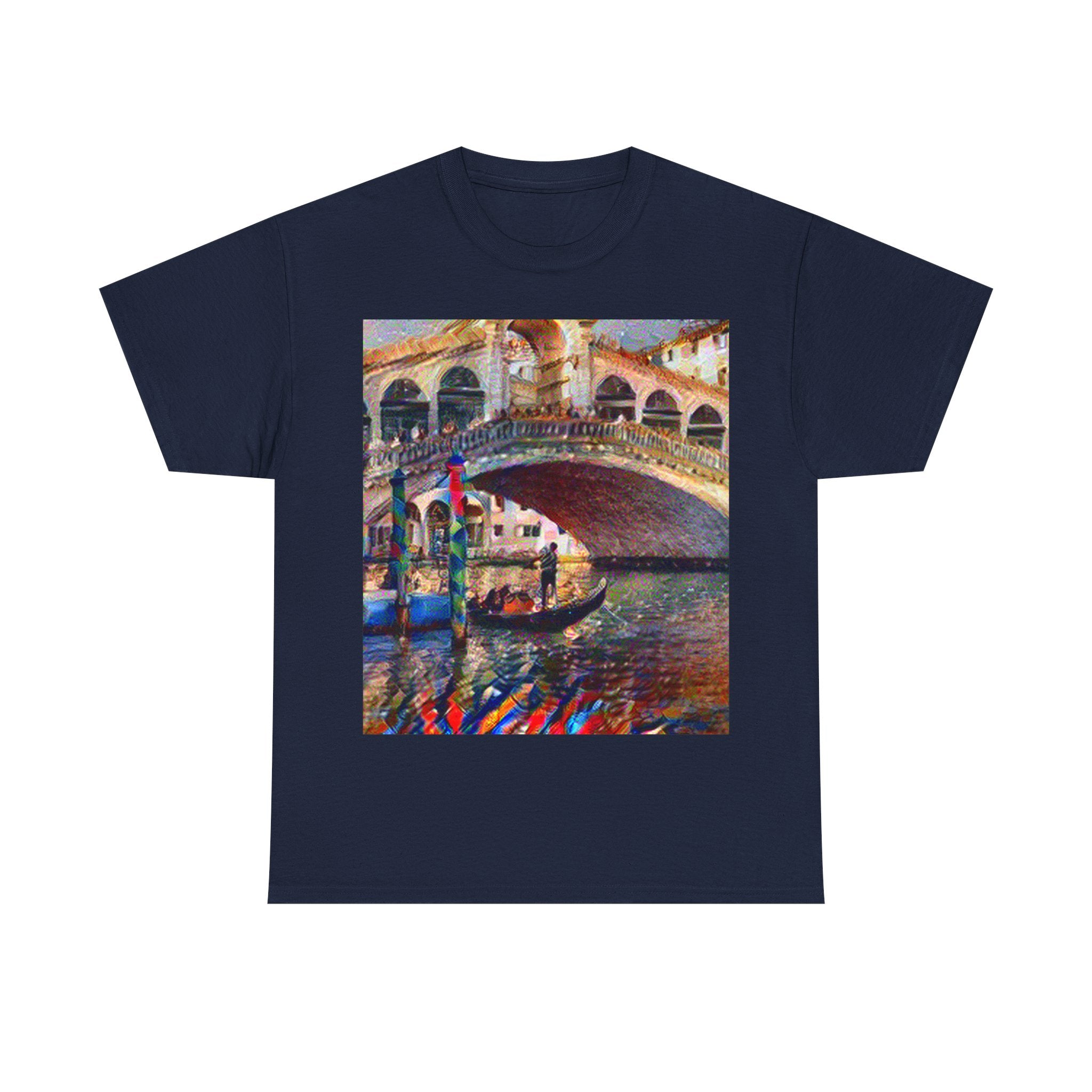Rialto Bridge in Composition VII Style | Wassily Kandinsky Inspired Art