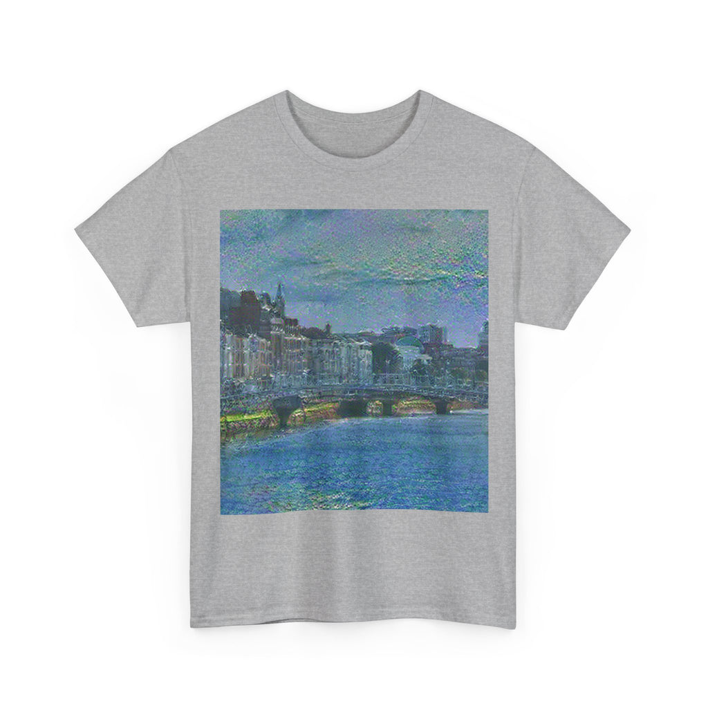 Ha'penny Bridge in Water Lilies Style | Claude Monet Inspired Art