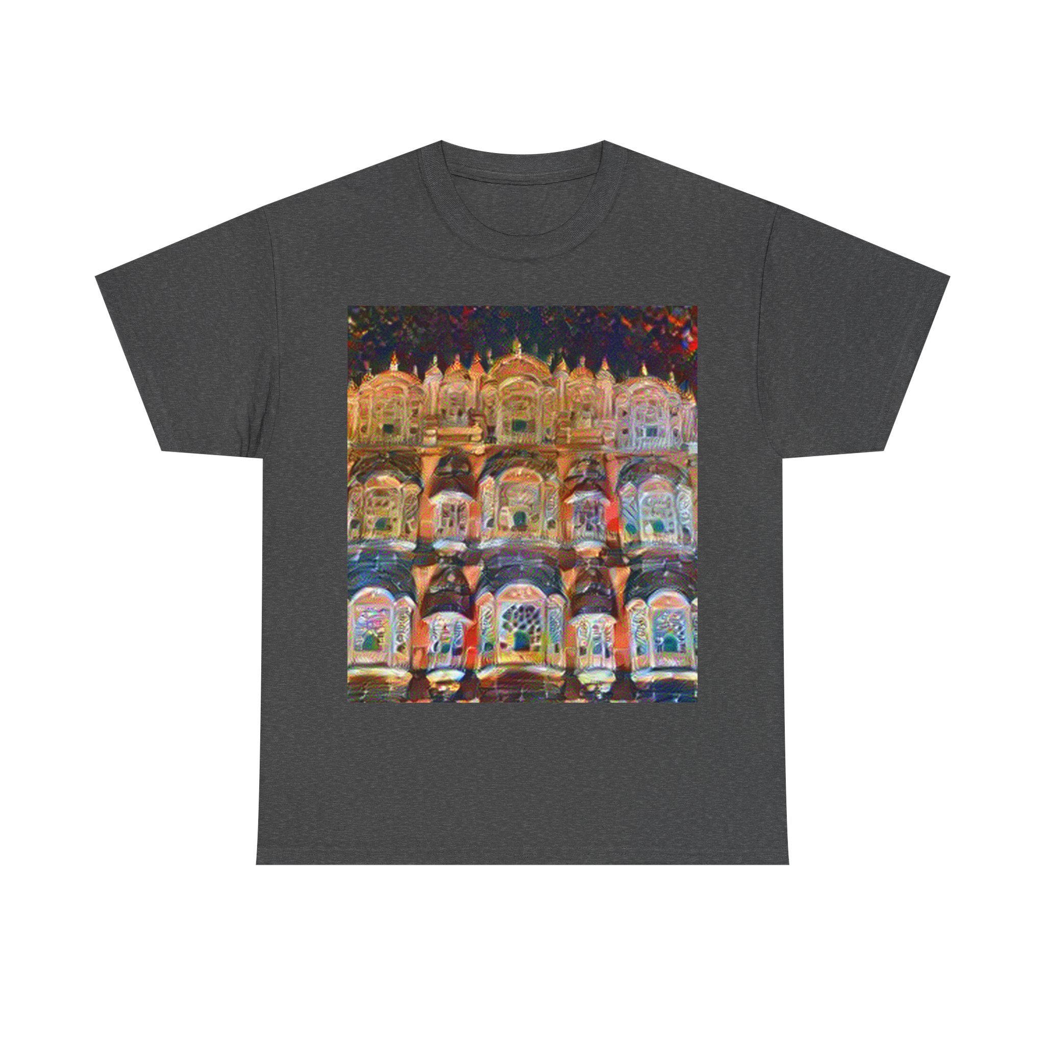 Hawa Mahal in Composition VII Style | Wassily Kandinsky Inspired Art