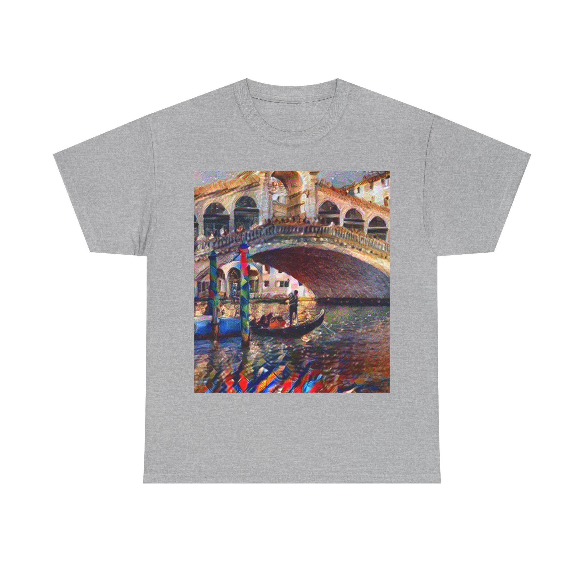 Rialto Bridge in Composition VII Style | Wassily Kandinsky Inspired Art