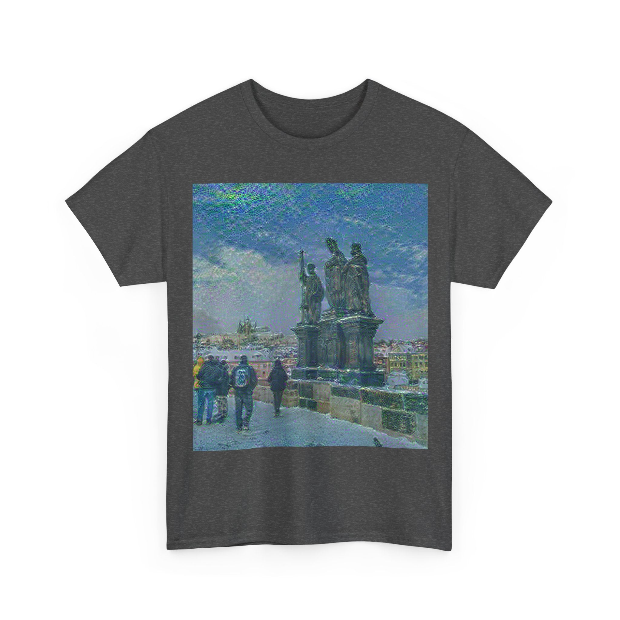 Charles Bridge in Water Lilies Style | Claude Monet Inspired Art