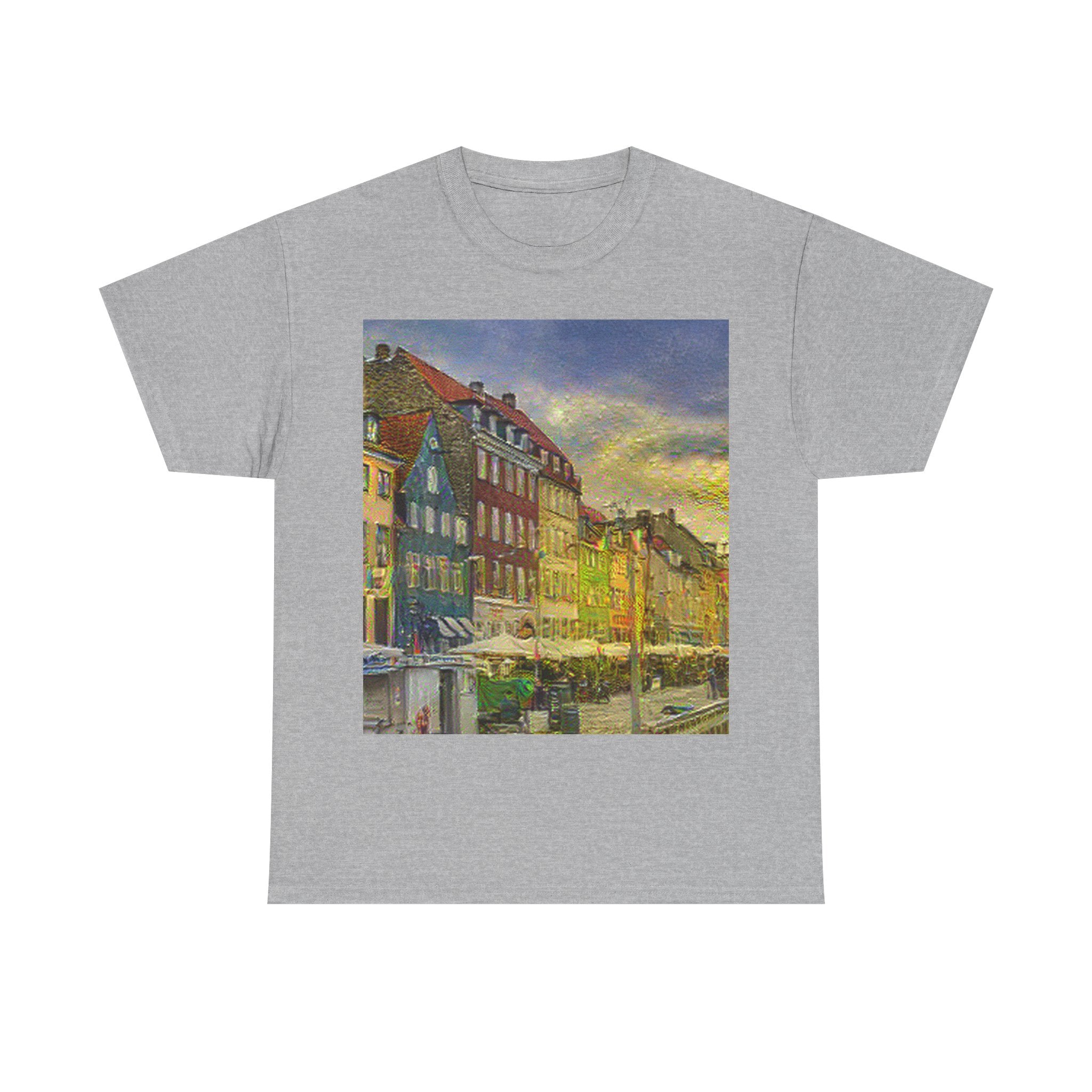 Nyhavn in Cafe Terrace at Night Style | Vincent van Gogh Inspired Art