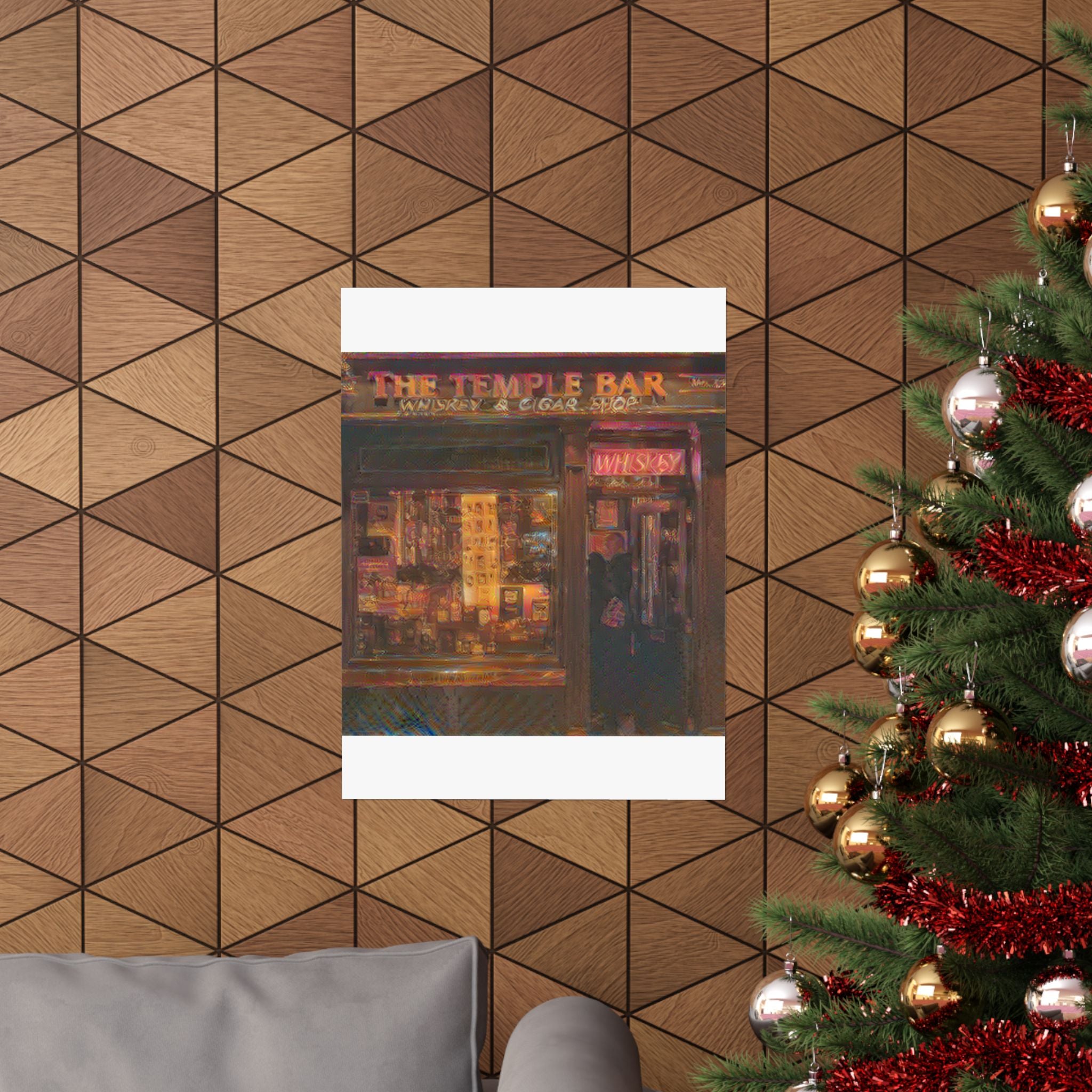 Temple Bar District in The Scream Style | Edvard Munch Inspired Art