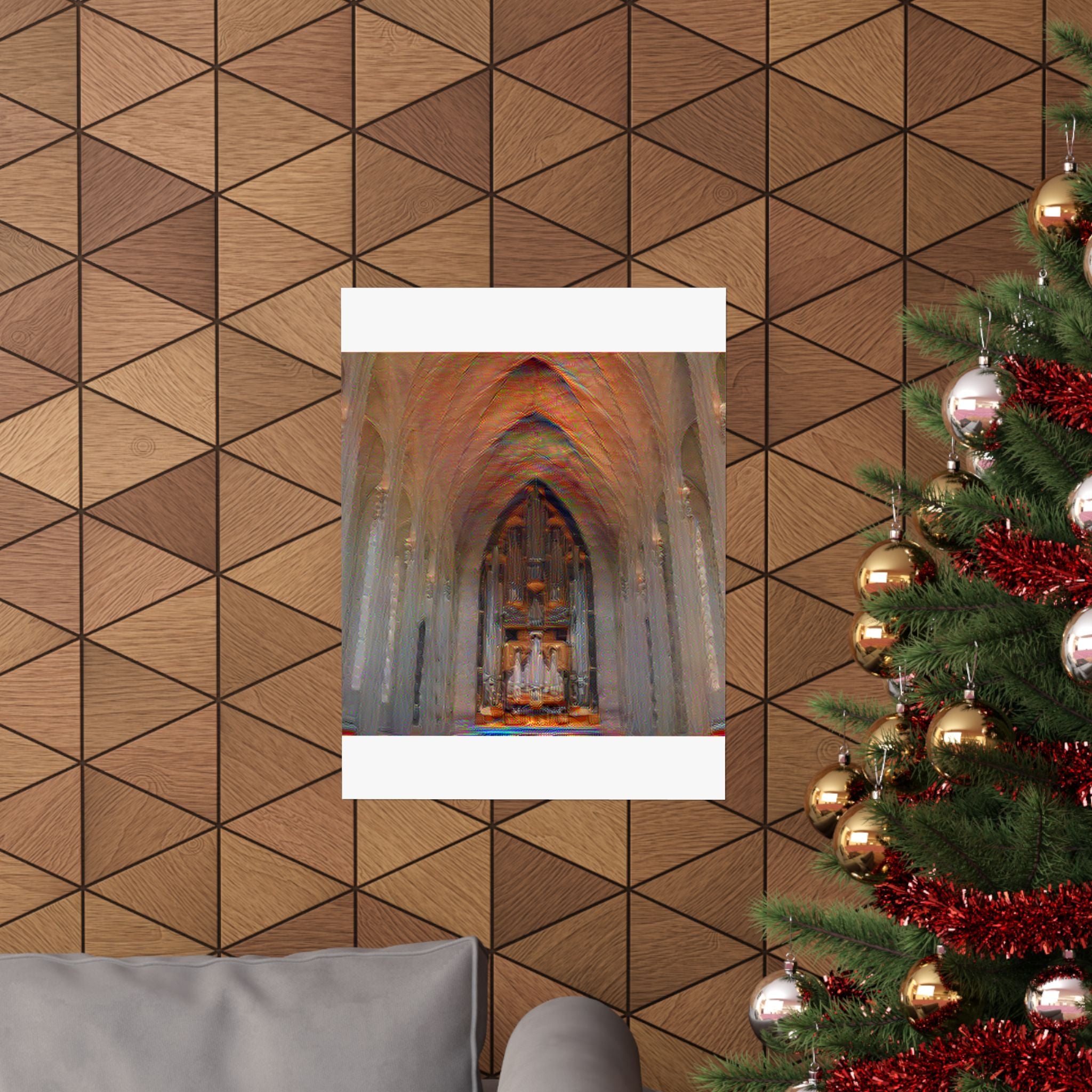 Hallgrimskirkja in The Scream Style | Edvard Munch Inspired Art