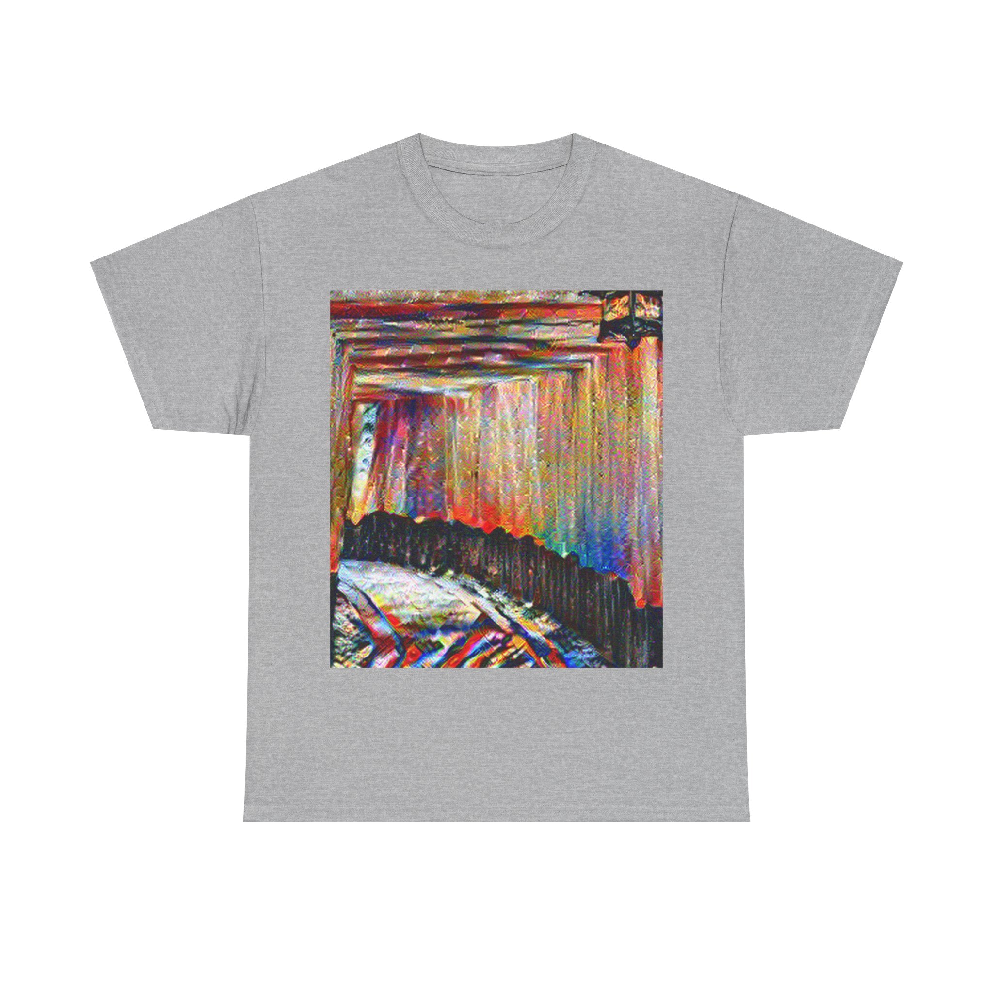 Fushimi Inari Shrine in Composition VII Style | Wassily Kandinsky Inspired Art