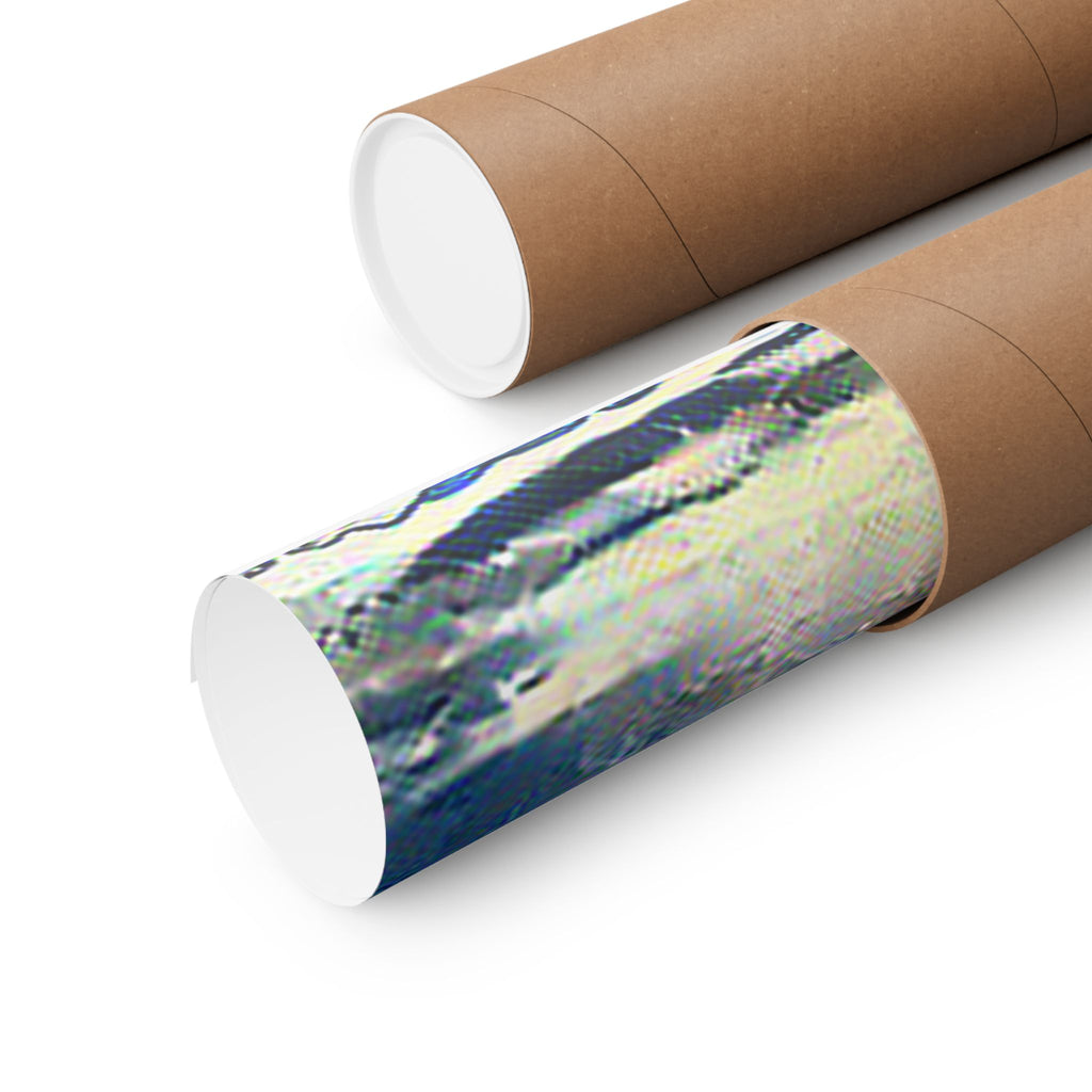 Plitvice Lakes in The Great Wave off Kanagawa Style | Katsushika Hokusai Inspired Art