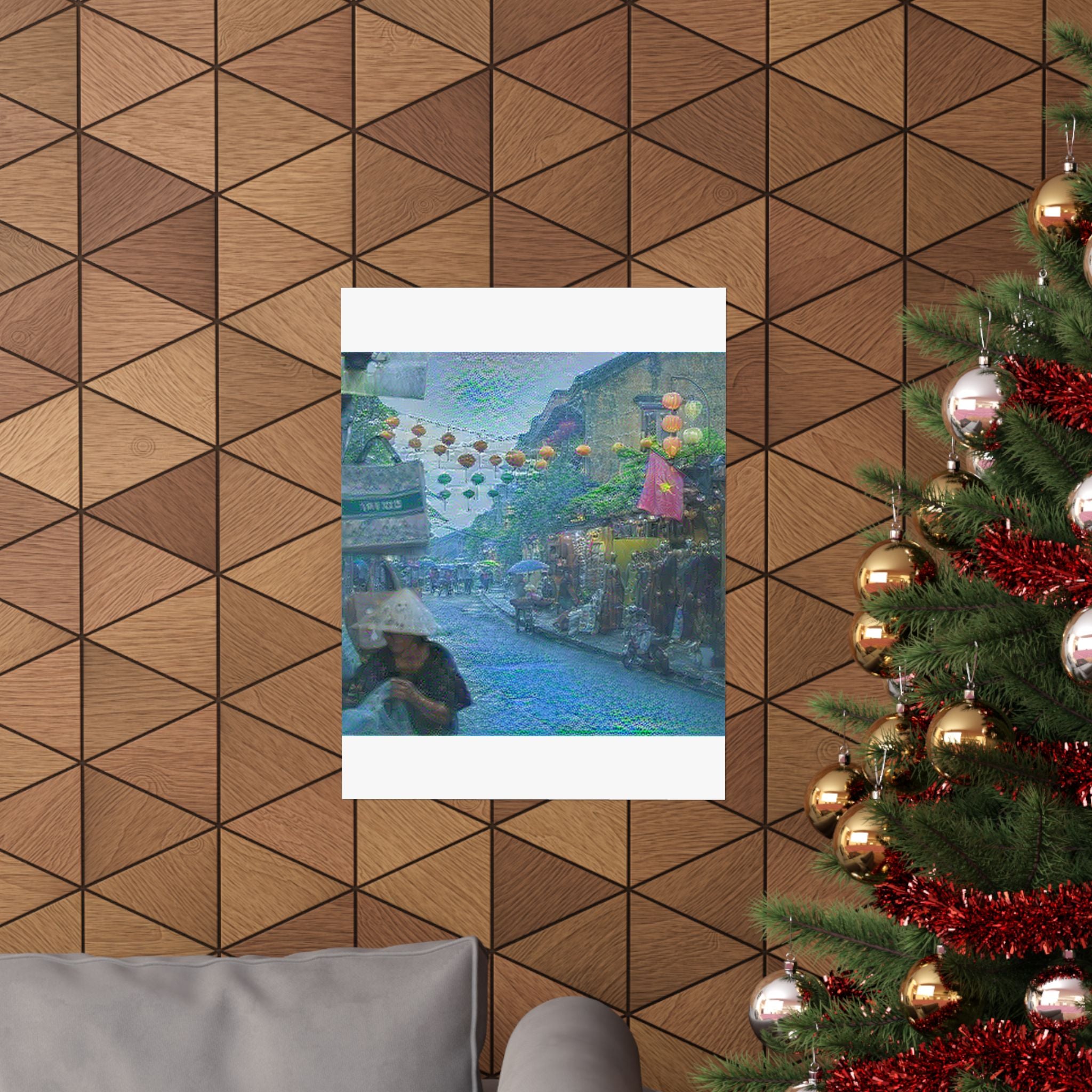 Hoi An Ancient Town in Water Lilies Style | Claude Monet Inspired Art