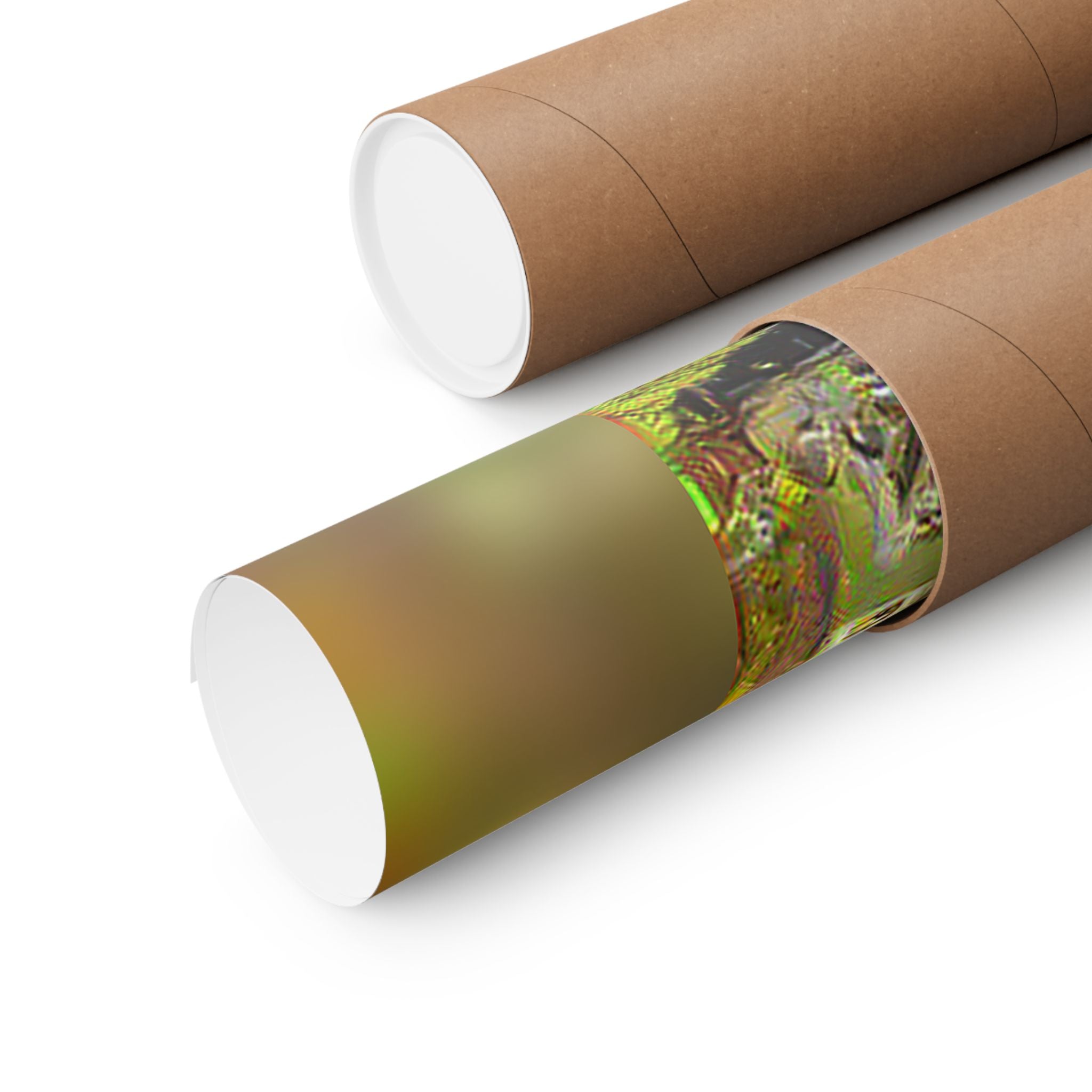 Christ the Redeemer in Cafe Terrace at Night Style - Art Poster Print