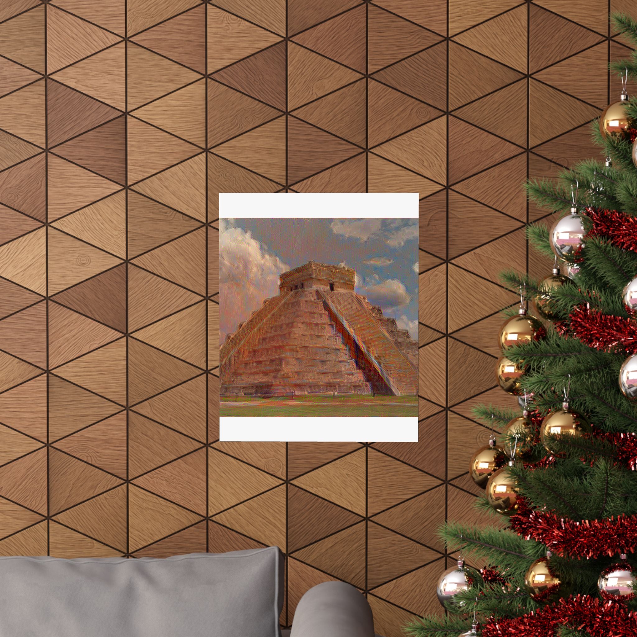 Chichen Itza in The Scream Style | Edvard Munch Inspired Art