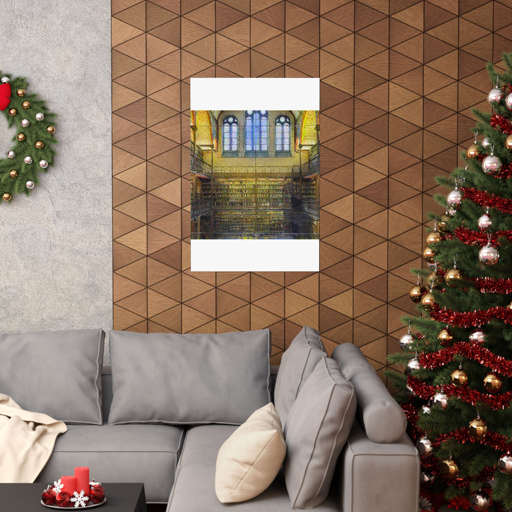 Rijksmuseum in Cafe Terrace at Night Style | Vincent van Gogh Inspired Art