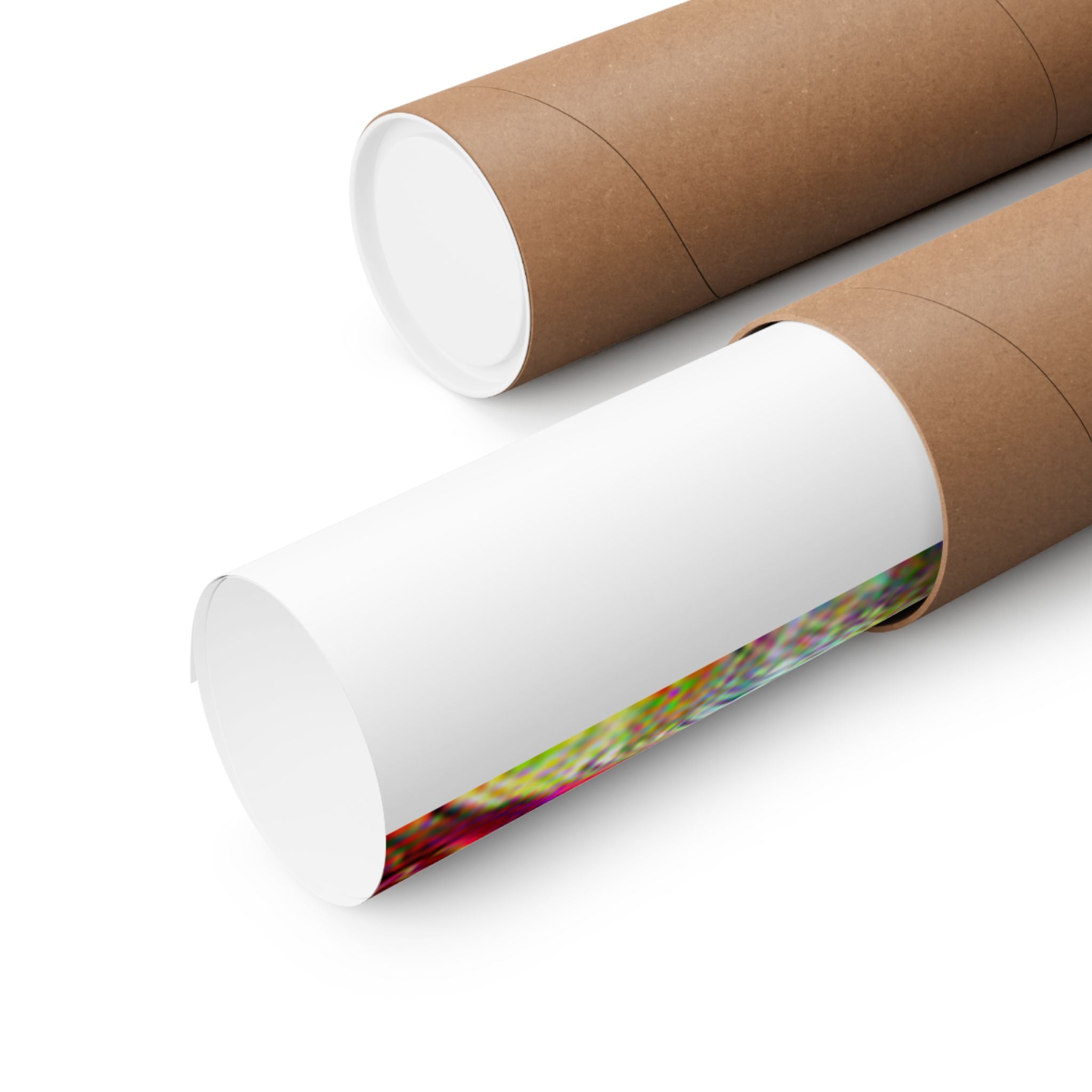 Parthenon in Composition Vii Style - Poster Print