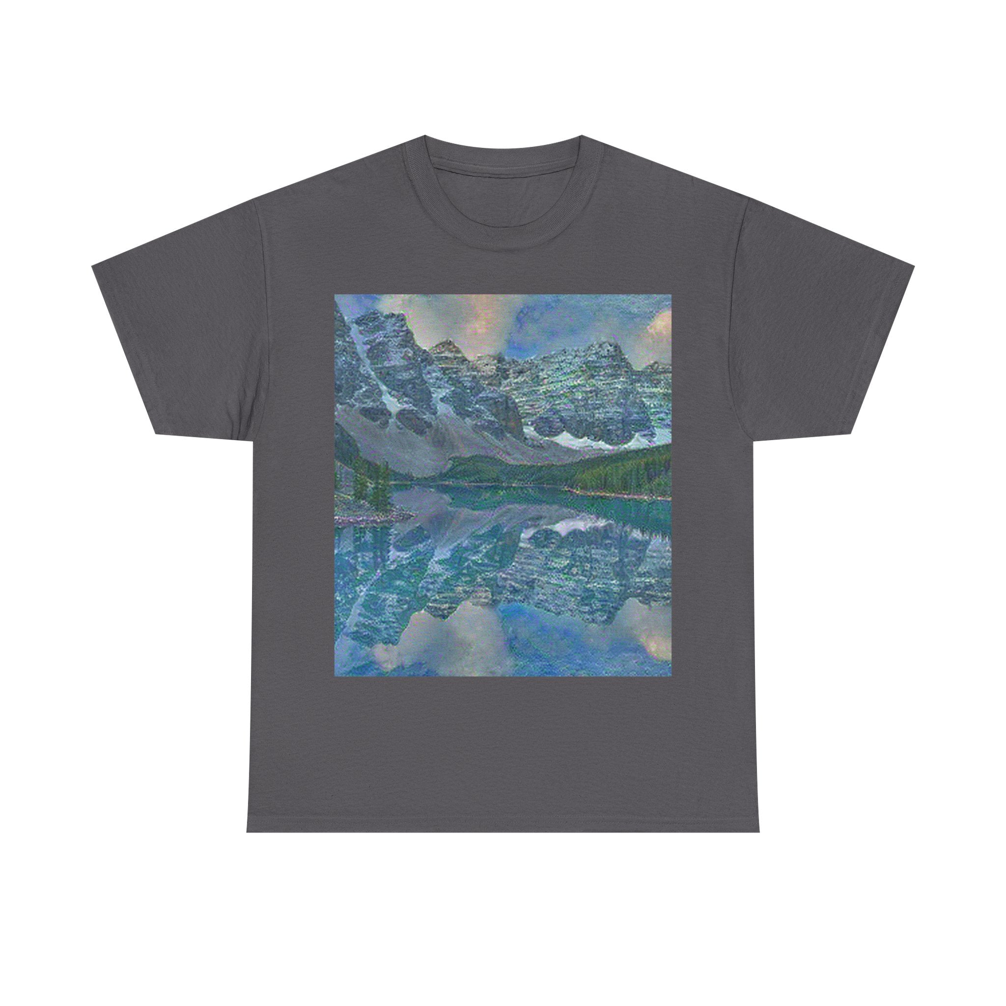 Moraine Lake in Water Lilies Style | Claude Monet Inspired Art