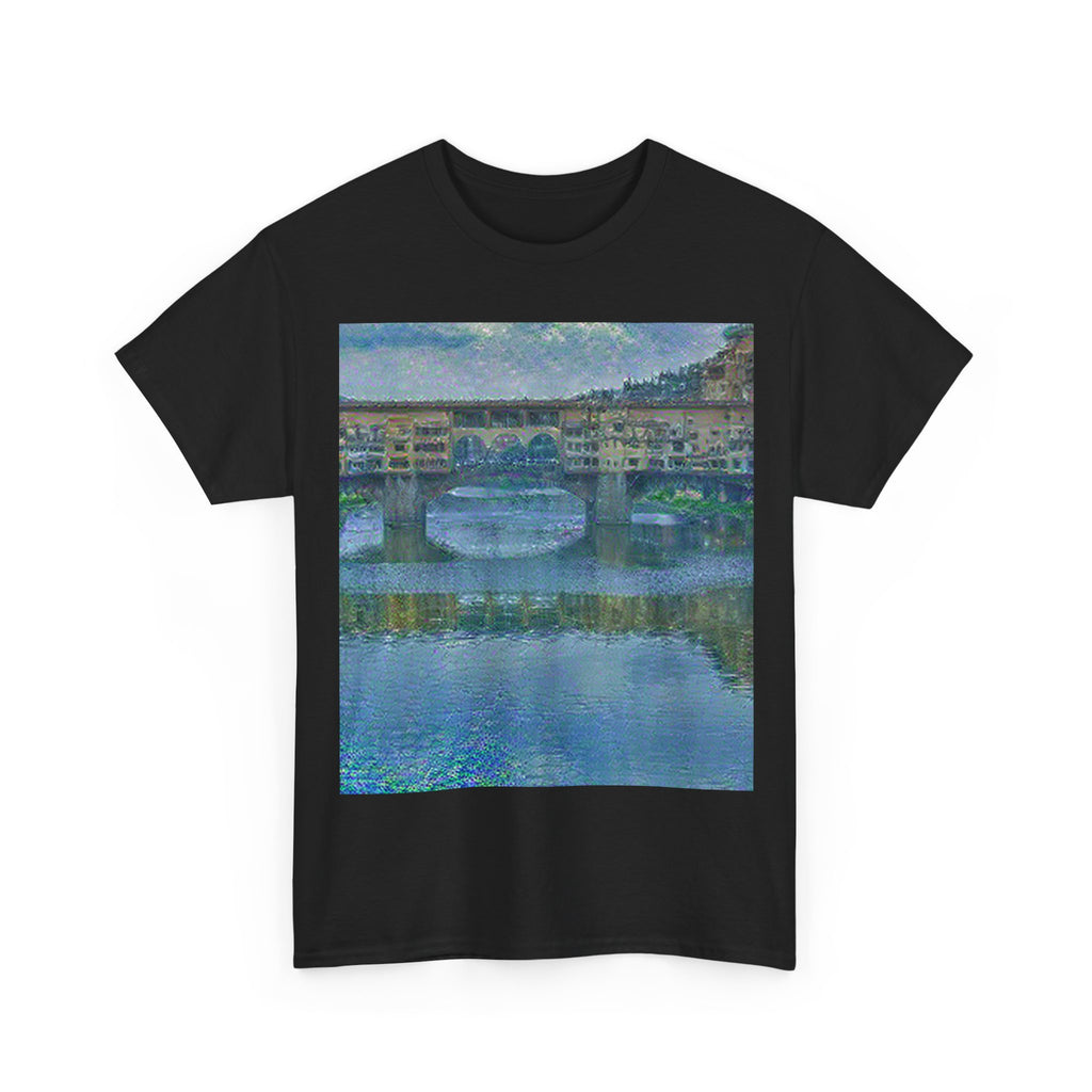 Ponte Vecchio in Water Lilies Style | Claude Monet Inspired Art