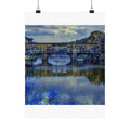 Ponte Vecchio in Starry Night Style | Vincent van Gogh Inspired Art